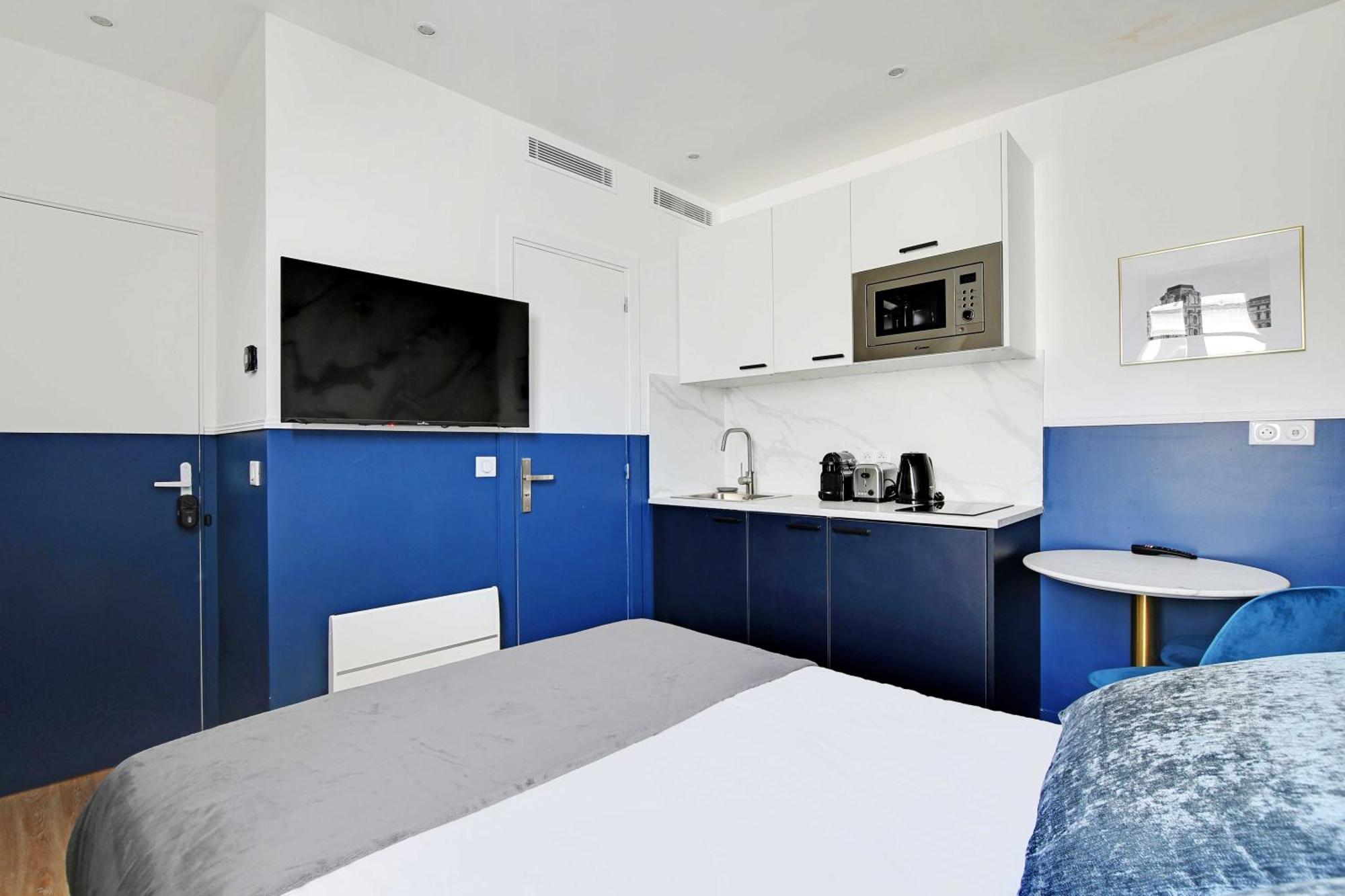 Modern Sutdio For 2 With A-C - Near Montmartre Lejlighed Paris Eksteriør billede