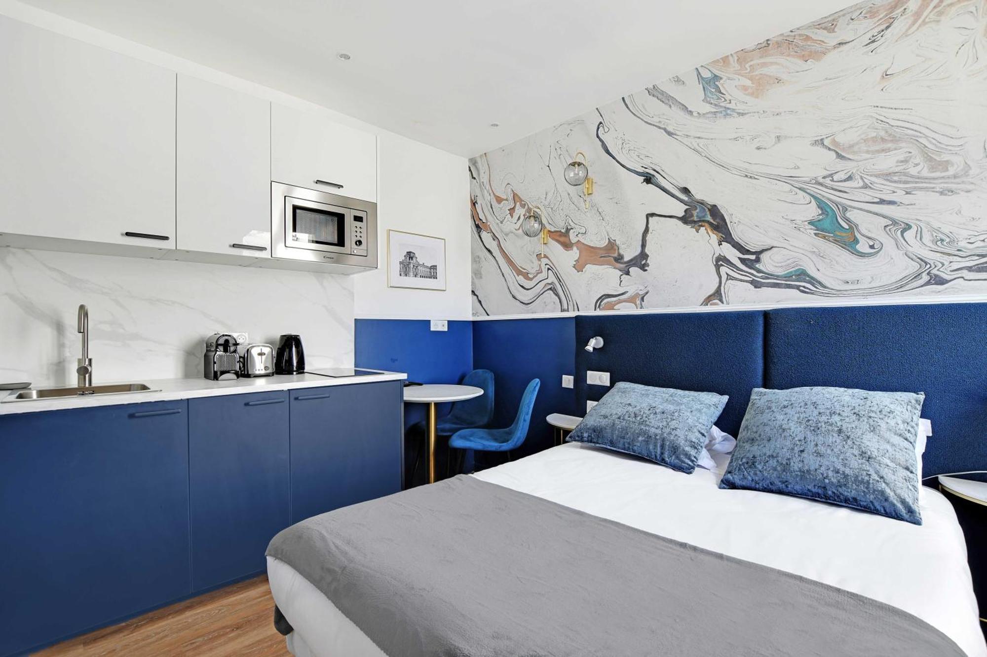 Modern Sutdio For 2 With A-C - Near Montmartre Lejlighed Paris Eksteriør billede